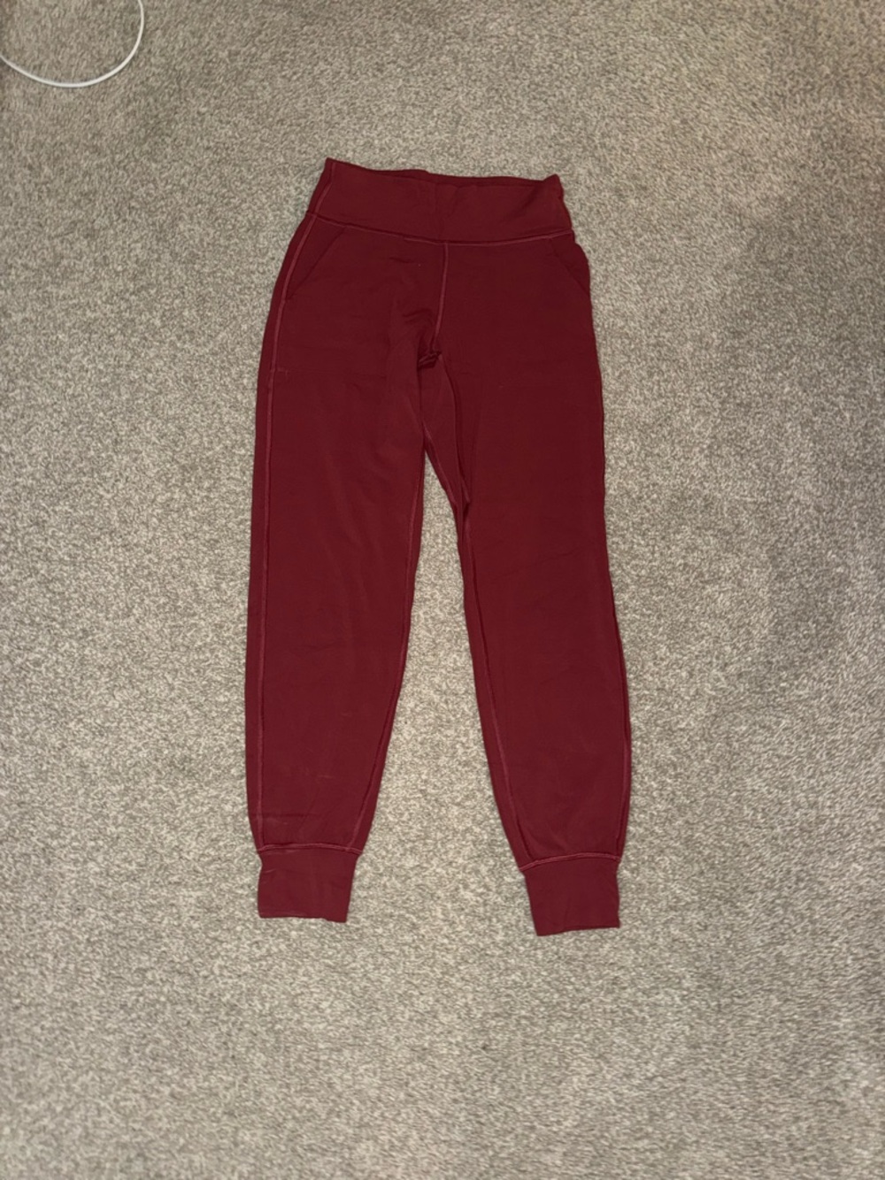 lululemon athletica women's Maroon align high rise joggers